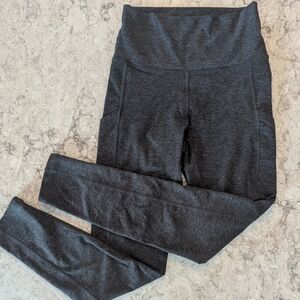 offline High-Waisted Gray Leggings with side pockets